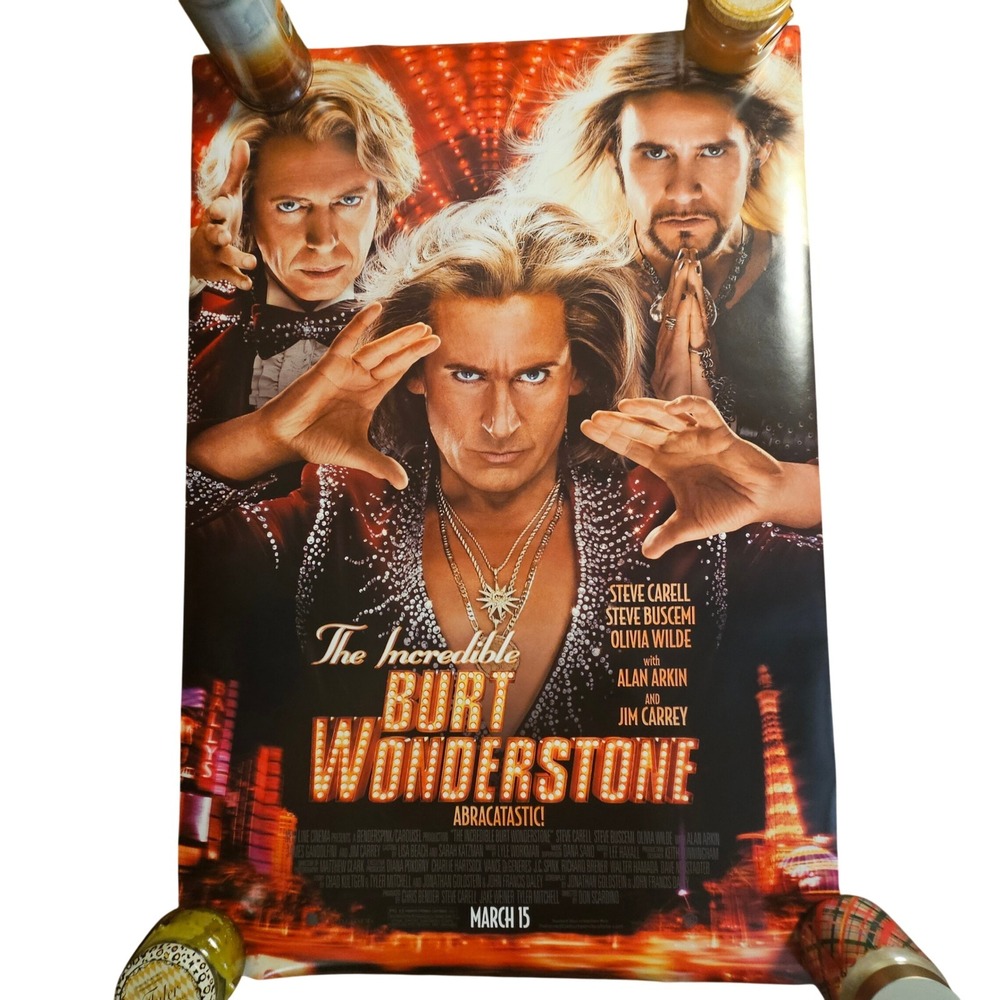 The Incredible Burt Wonderstone 2013 Promo Movie‎ Poster 27x40 Steve Carell